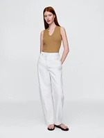 Sheer Modern Rib Tank Top