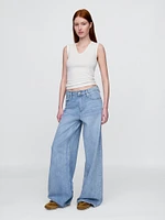Sheer Modern Rib Tank Top