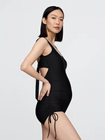 Maternity Tie-Back One-Piece Swimsuit