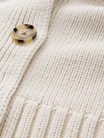 100% Cotton V-Neck Crop Cardigan