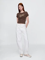 Cotton Jersey Logo Baby T-Shirt