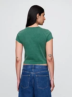 Cotton Jersey Logo Baby T-Shirt