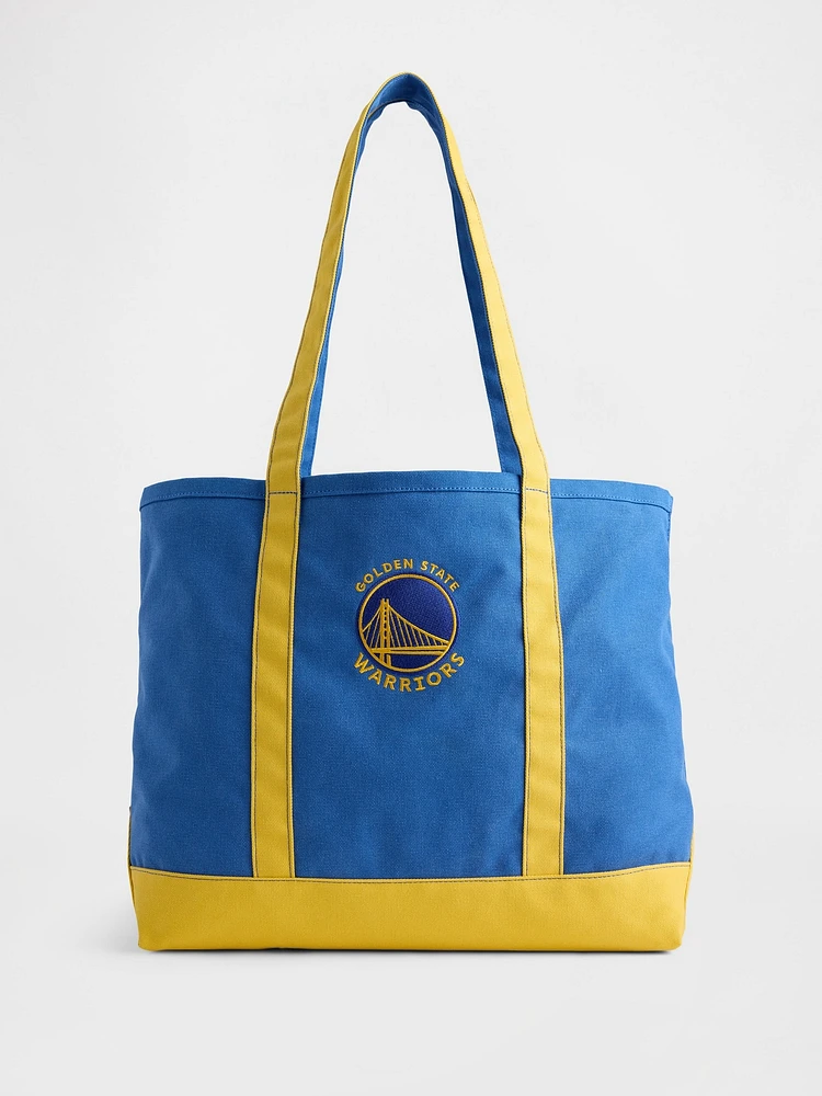 NBA Golden State Warriors Logo Tote Bag