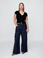 Curvy Mid Rise UltraSoft Baggy Jeans