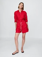 100% Linen Easy Shorts