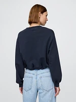 Heavyweight French Terry Bubble-Hem Sweatshirt