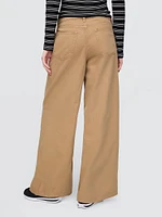 Mid Rise Cargo Baggy Jeans
