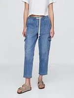 Denim Easy Cargo Joggers