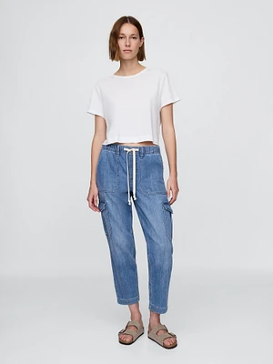Denim Easy Cargo Joggers
