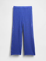 100% Cotton Crochet Ankle Pants