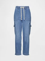Denim Easy Cargo Joggers