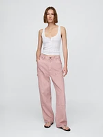 UltraSoft Double-Knee Carpenter Baggy Jeans
