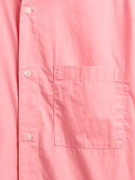 Organic Cotton Oversized Poplin Shirt