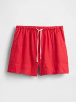 100% Linen Easy Shorts