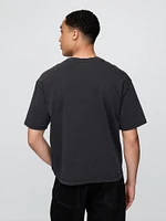 Heavyweight Cropped Nirvana Graphic T-Shirt