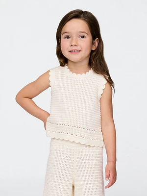 Baby & Toddler Scalloped Crochet Top