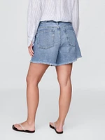 4" Mid Rise UltraSoft Relaxed Cutoff Shorts