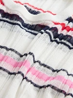 Sheer Rib Sweater T-Shirt