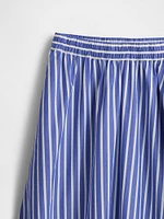 Poplin Maxi Skirt