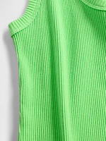 Rib Scoop Tank Top
