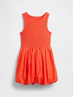 Kids Mixed Media Bubble Dress