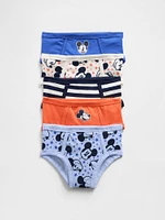 Gap × Disney Toddler Organic Stretch Cotton Briefs (5-Pack)