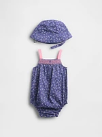 Baby Eyelet Bubble Outfit Set