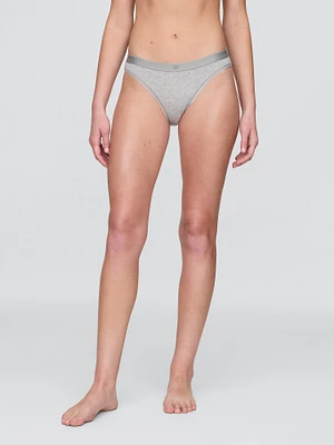 Organic Stretch Cotton Logo Bikini