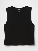 CloseKnit Jersey Cropped Shell Tank Top