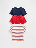 Baby & Toddler Mix Match Pocket T-Shirt (3-Pack