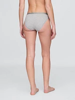 Organic Stretch Cotton Logo Bikini