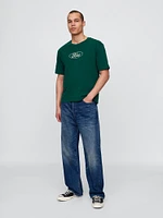 Heavyweight Cropped Ford Graphic T-Shirt