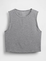 GapFit Breathe Crop Muscle Tank Top