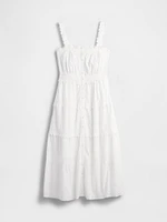Gap × DÔEN Eyelet Midi Dress