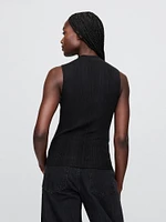 Mockneck Rib Tank Top