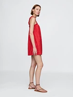 Gap × DÔEN Eyelet Shift Mini Dress