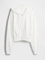 Heavyweight French Terry Oversized Zip Wedge Hoodie