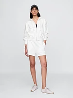 Heavyweight French Terry Oversized Zip Wedge Hoodie