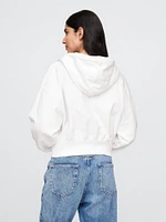 Heavyweight French Terry Oversized Zip Wedge Hoodie