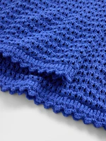 100% Cotton Crochet Ankle Pants