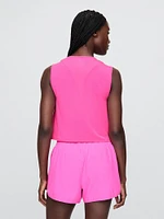 GapFit Breathe Crop Muscle Tank Top