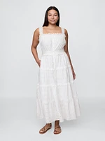 Gap × DÔEN Eyelet Midi Dress