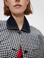 Gap × DÔEN Gingham Denim Jacket