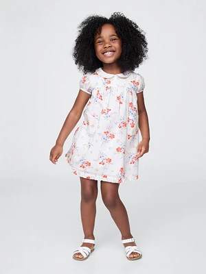 Gap × DÔEN Baby & Toddler Pintuck Floral Dress