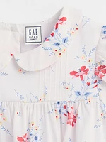 Gap × DÔEN Baby & Toddler Pintuck Floral Dress