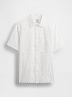 Gap × DÔEN Eyelet Shirt