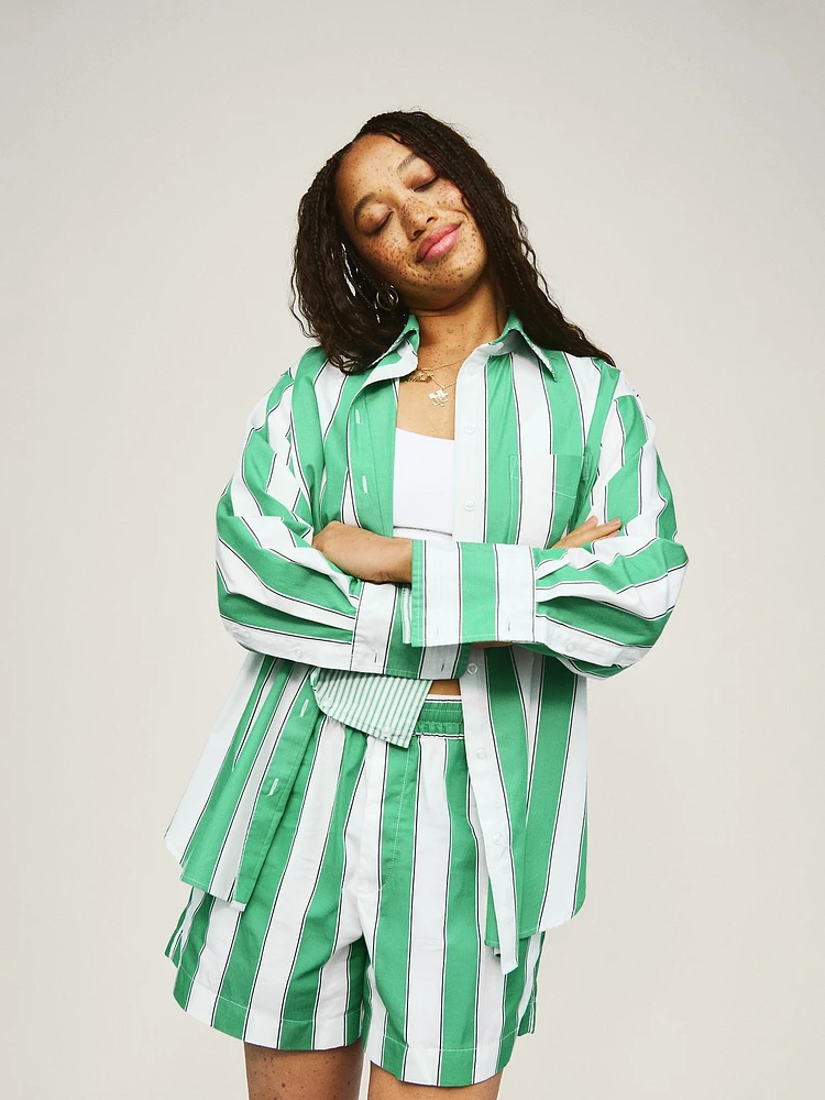Organic Cotton Poplin Big Shirt