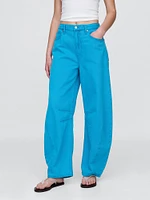 High Rise Horseshoe Jeans