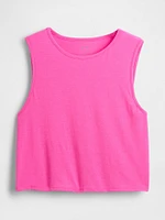 GapFit Breathe Crop Muscle Tank Top