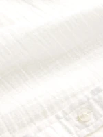 Cotton Gauze Button-Down Shirt